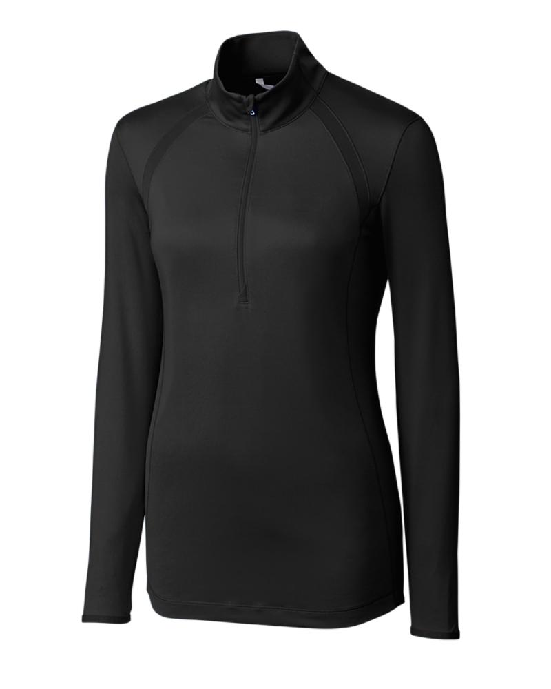 Cutter and Buck Williams Half Zip Sweater (Women's Cut) - LCK08686 - Black