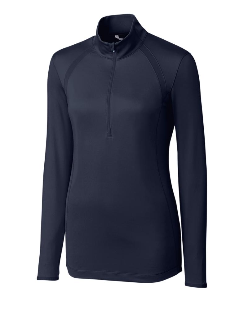 Cutter and Buck Williams Half Zip Sweater (Women's Cut) - LCK08686 - Liberty Navy
