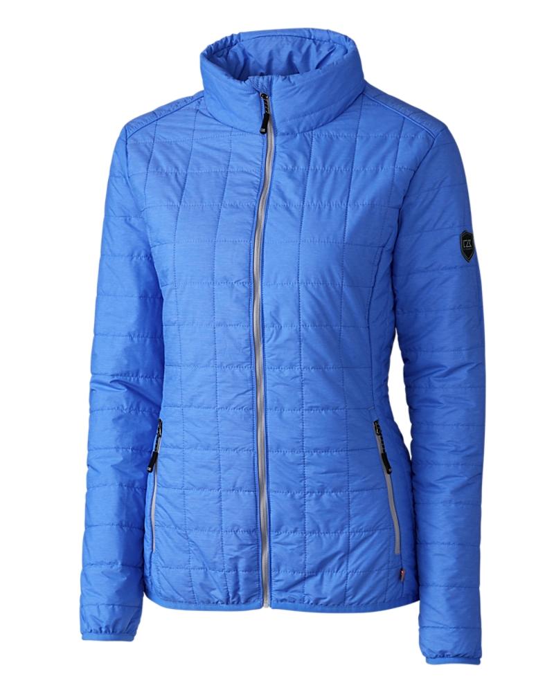 Cutter and Buck Rainer Jacket (Women's Cut) - LCO00007 - Blue Melange