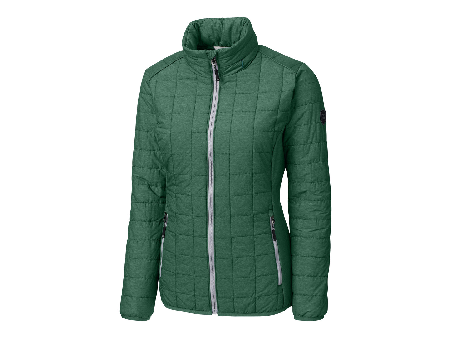 Cutter and Buck Rainer Jacket (Women's Cut) - LCO00007 - Hunter Melange