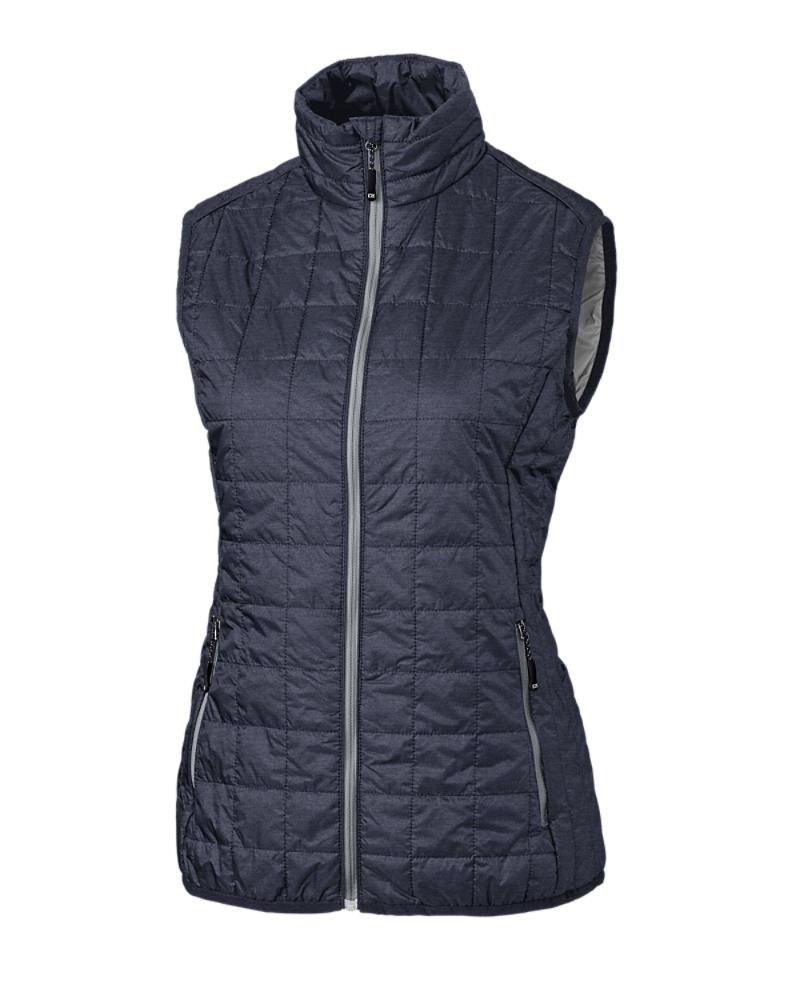 Cutter and Buck Rainier Vest (Women's Cut) - LCO00008 - Anthracite Melange