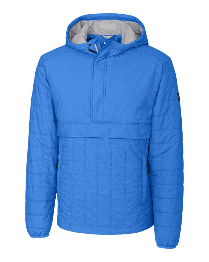 Cutter and Buck Rainier Half-Zip Popover - MCO00030 - Blue Melange