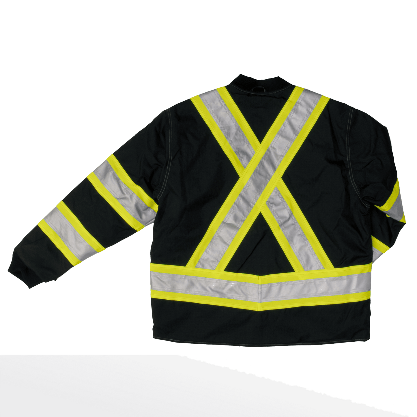 Tough Duck 4-in-1 Safety Jacket - S187 - Black - liner - back