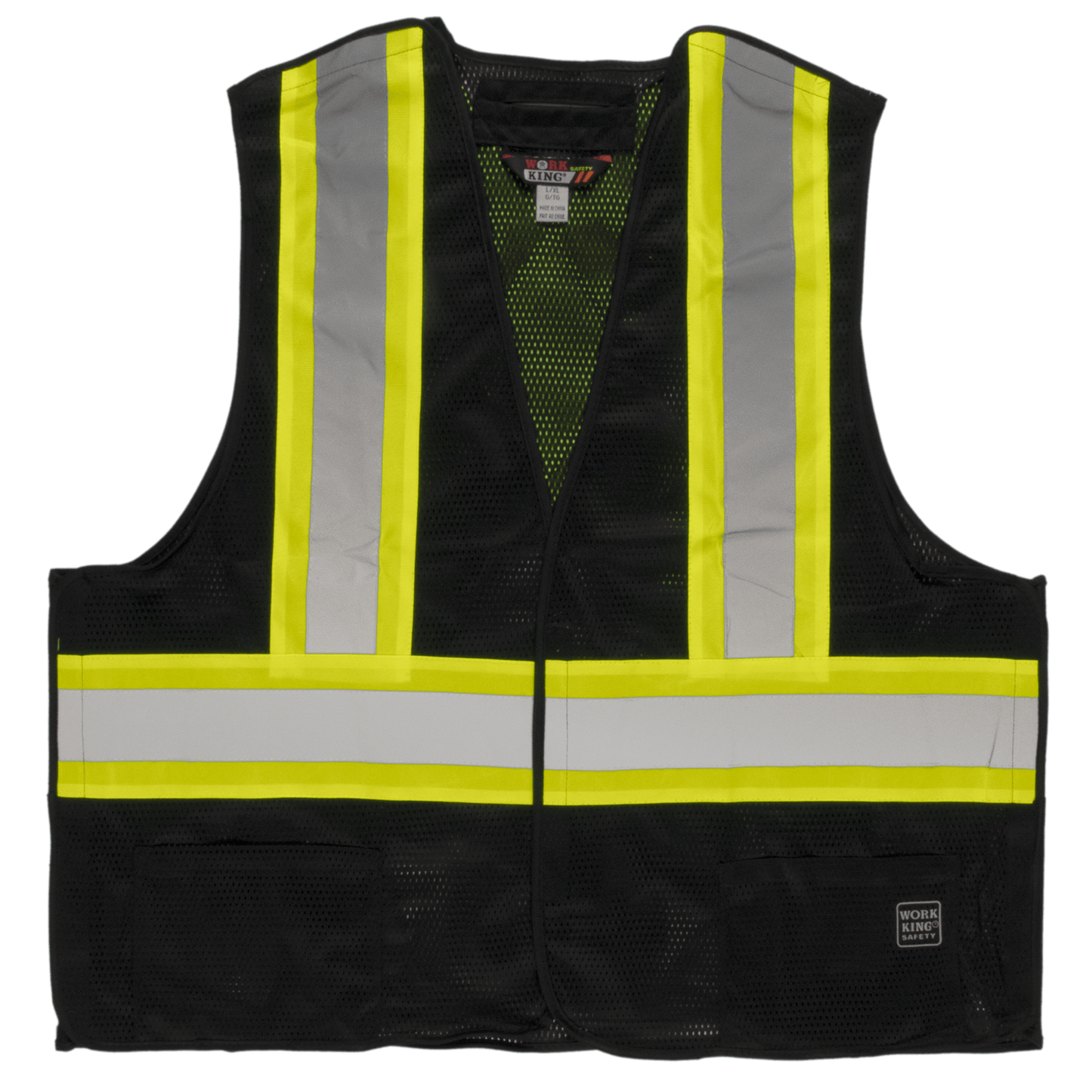 Tough Duck 5-Point Tearaway Safety Vest - S9i0 - Black