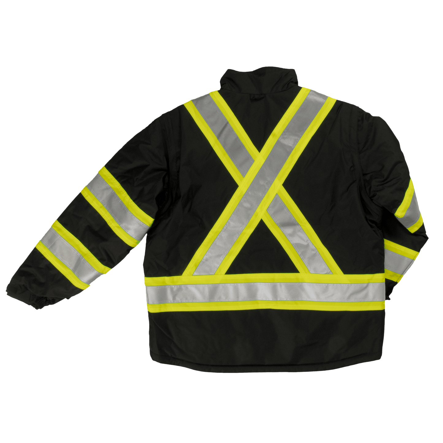 Tough Duck 5-in-1 Safety Jacket - S426 - Black - back