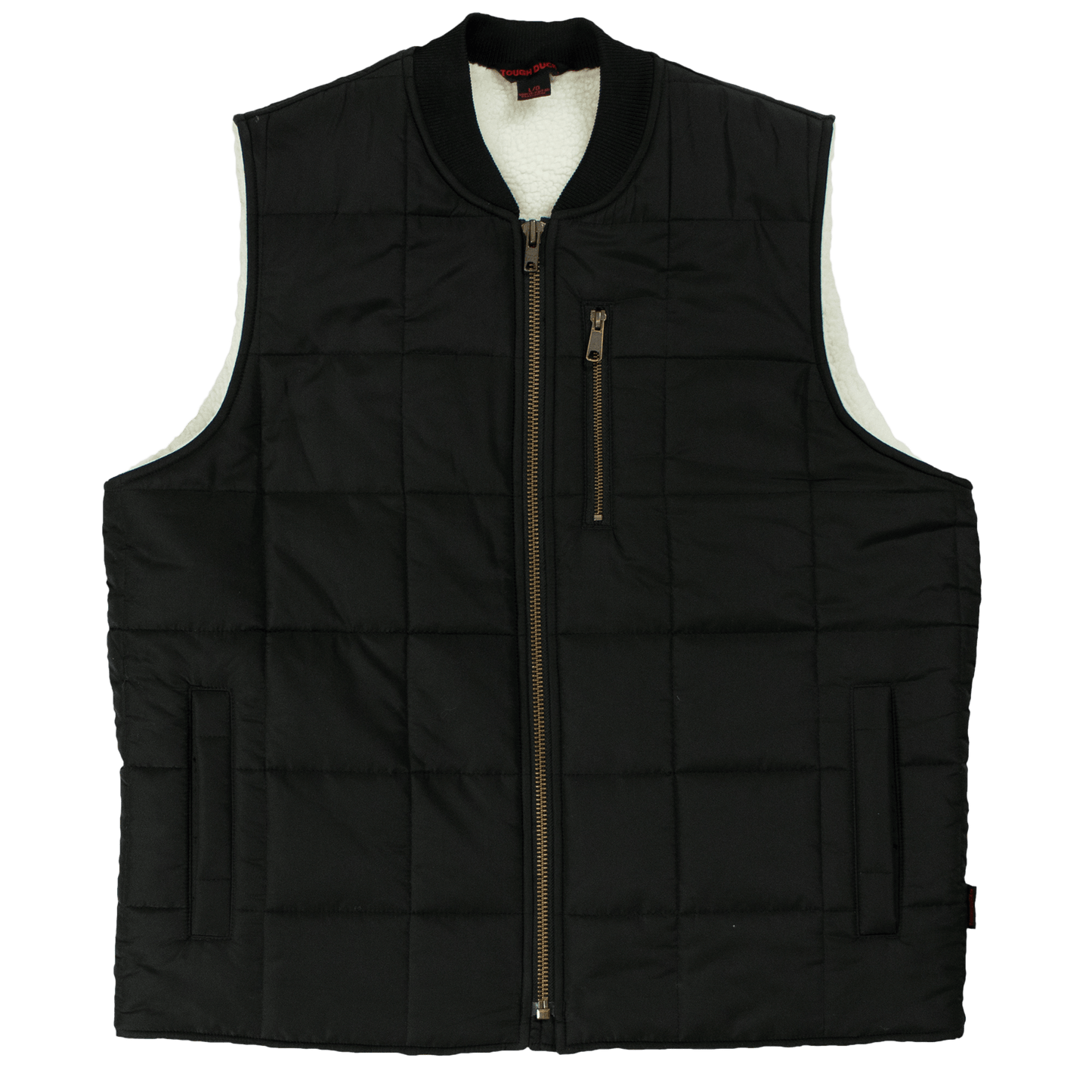 Tough Duck Box Quilted Vest - WV01 - Black