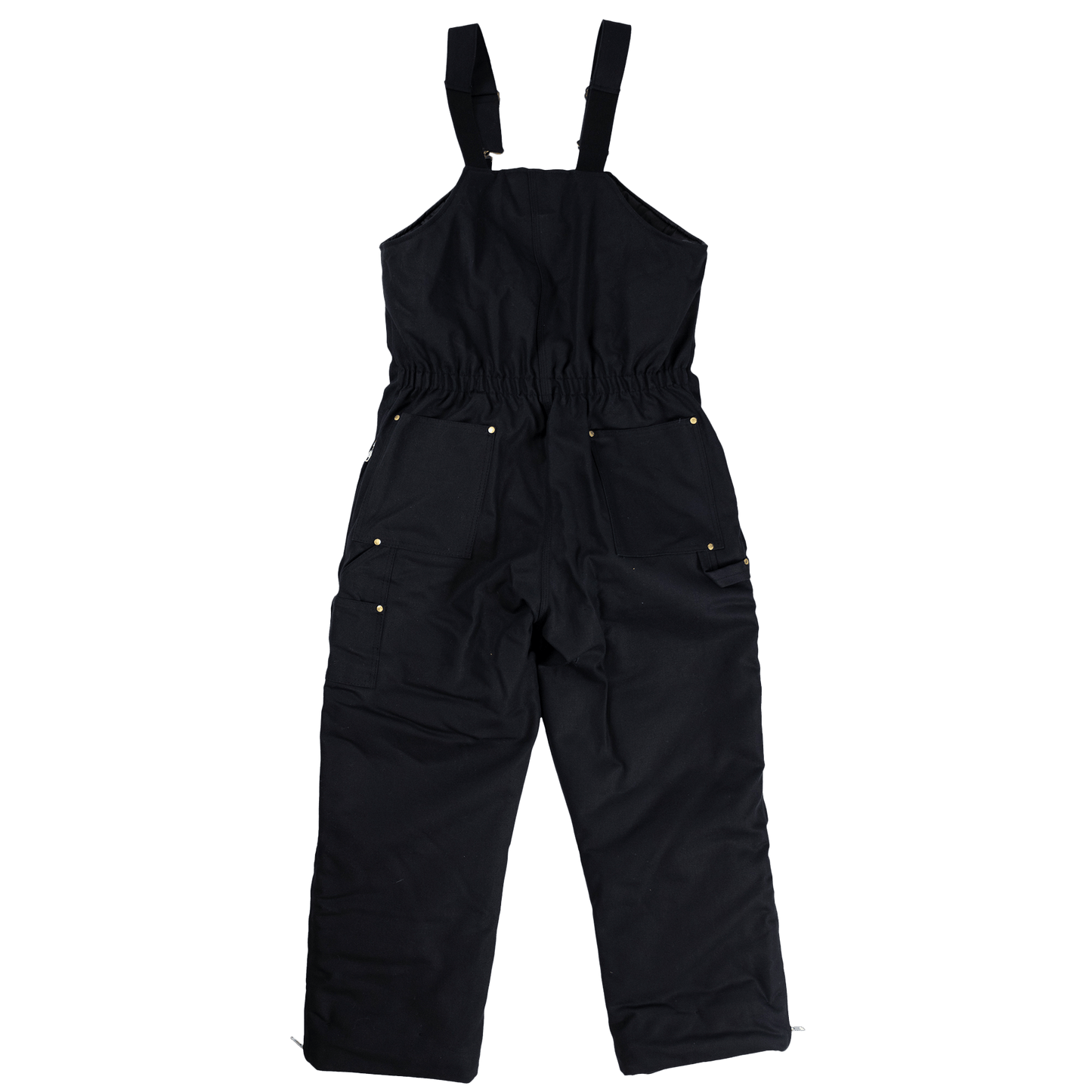 Tough Duck Insulated Bib Overalls - 7537 - Black - back