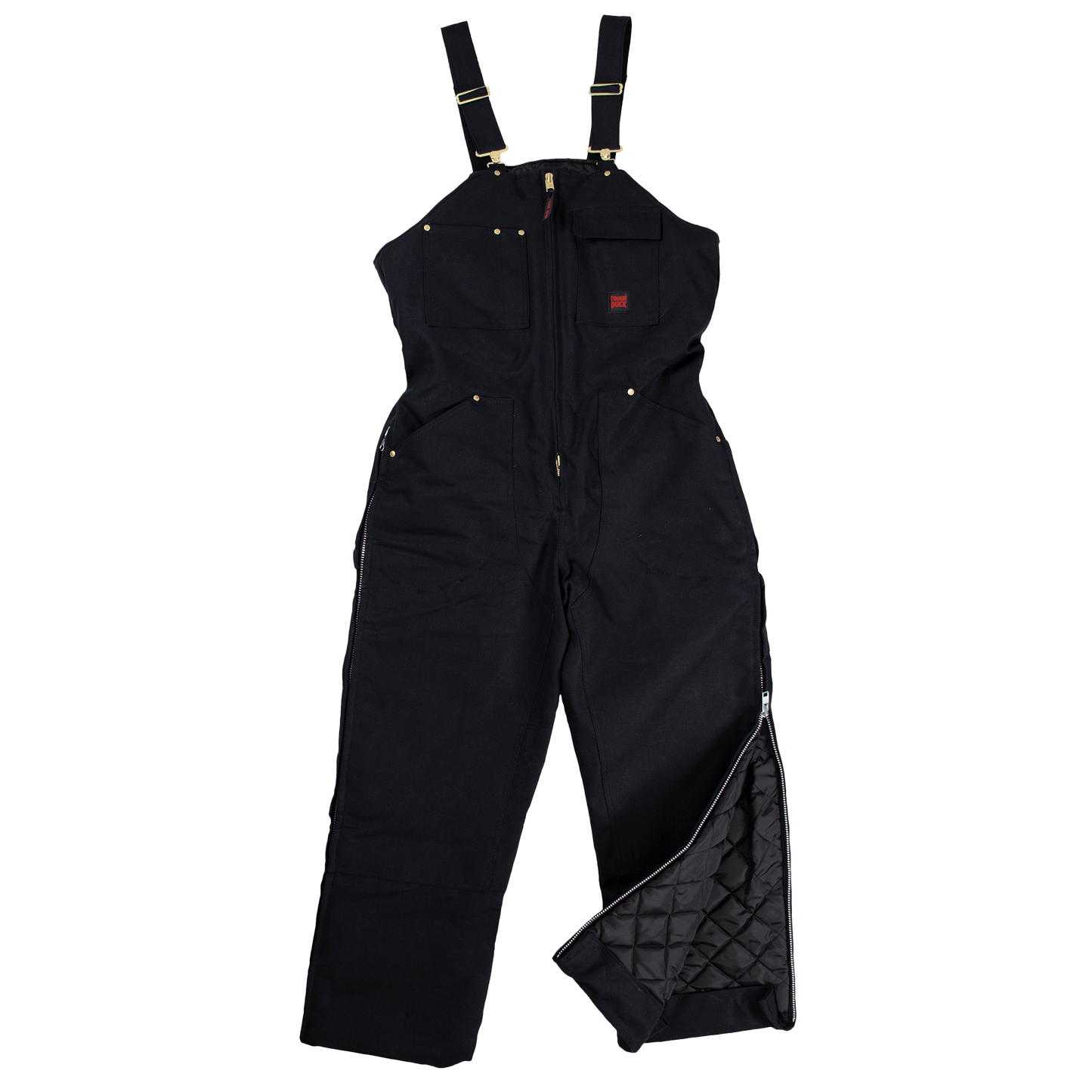 Tough Duck Insulated Bib Overalls - 7537 - Black