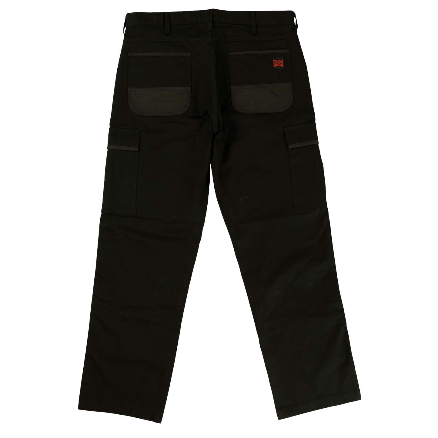 Tough Duck Flex Twill Cargo Pant - 6010 - Black - back