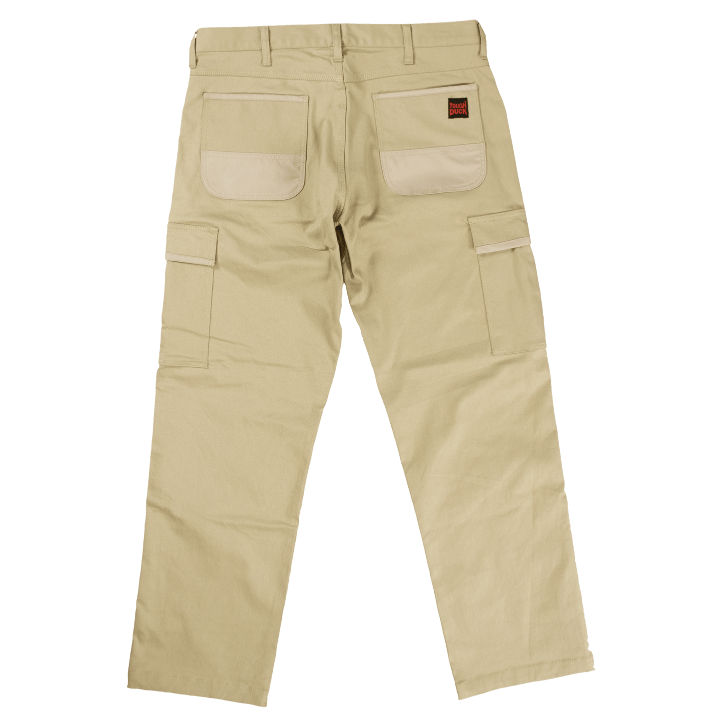 Tough Duck Flex Twill Cargo Pant - 6010 - Khaki - bacl