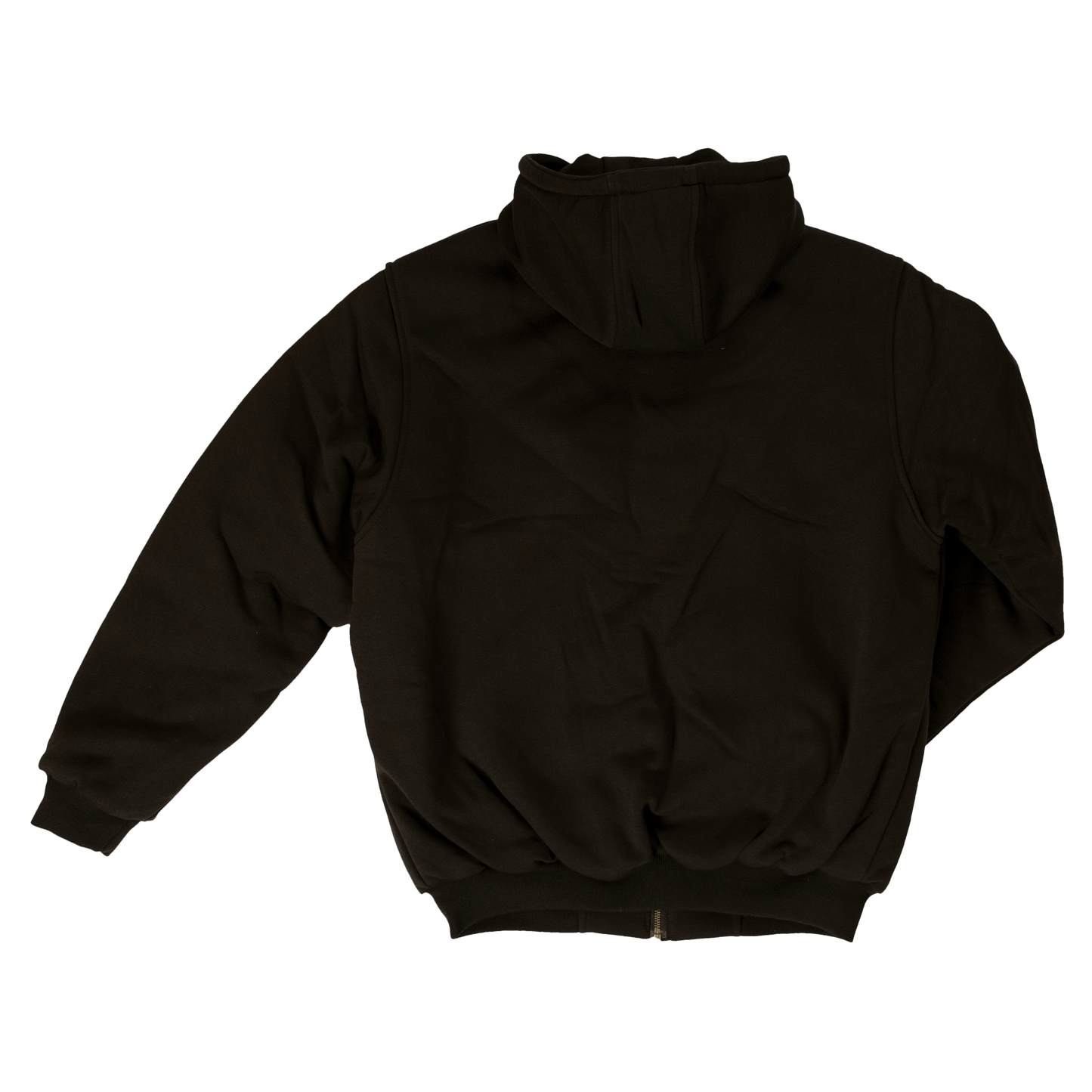 Tough Duck Insulated Zip Hoodie - WJ08 - Black - back