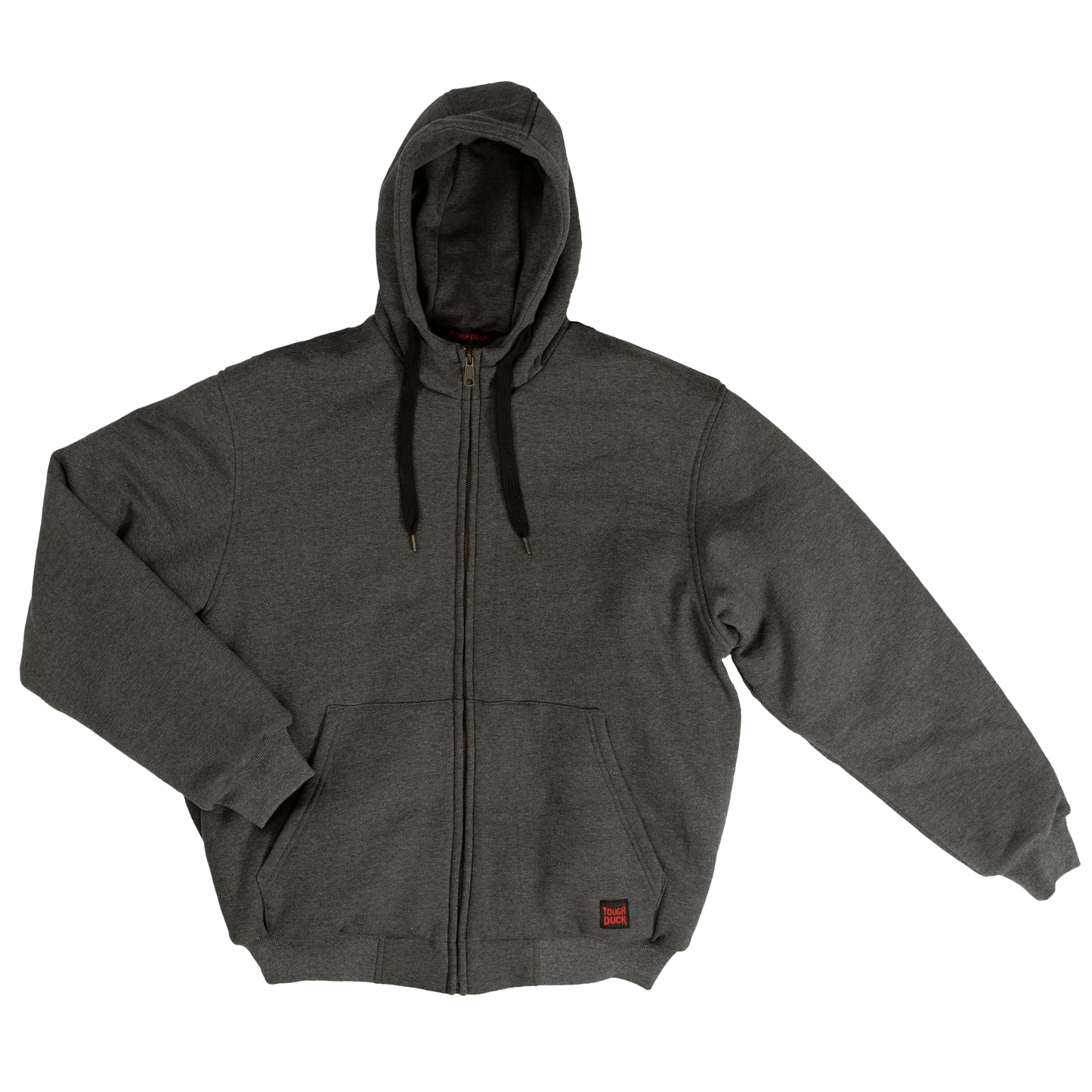 Tough Duck Insulated Zip Hoodie - WJ08 - Charcoal