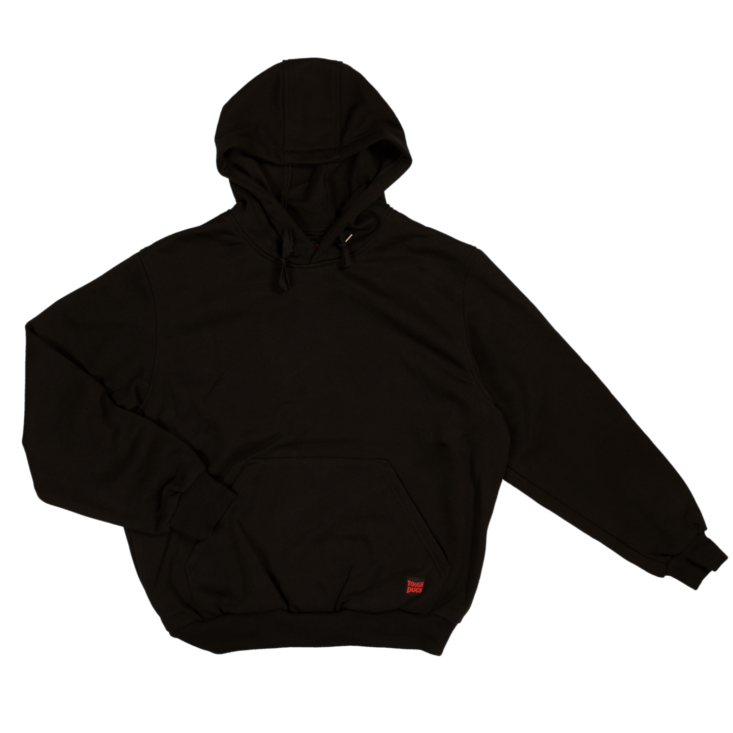 Tough Duck Pop Over Hoodie - WJ22 - Black - back