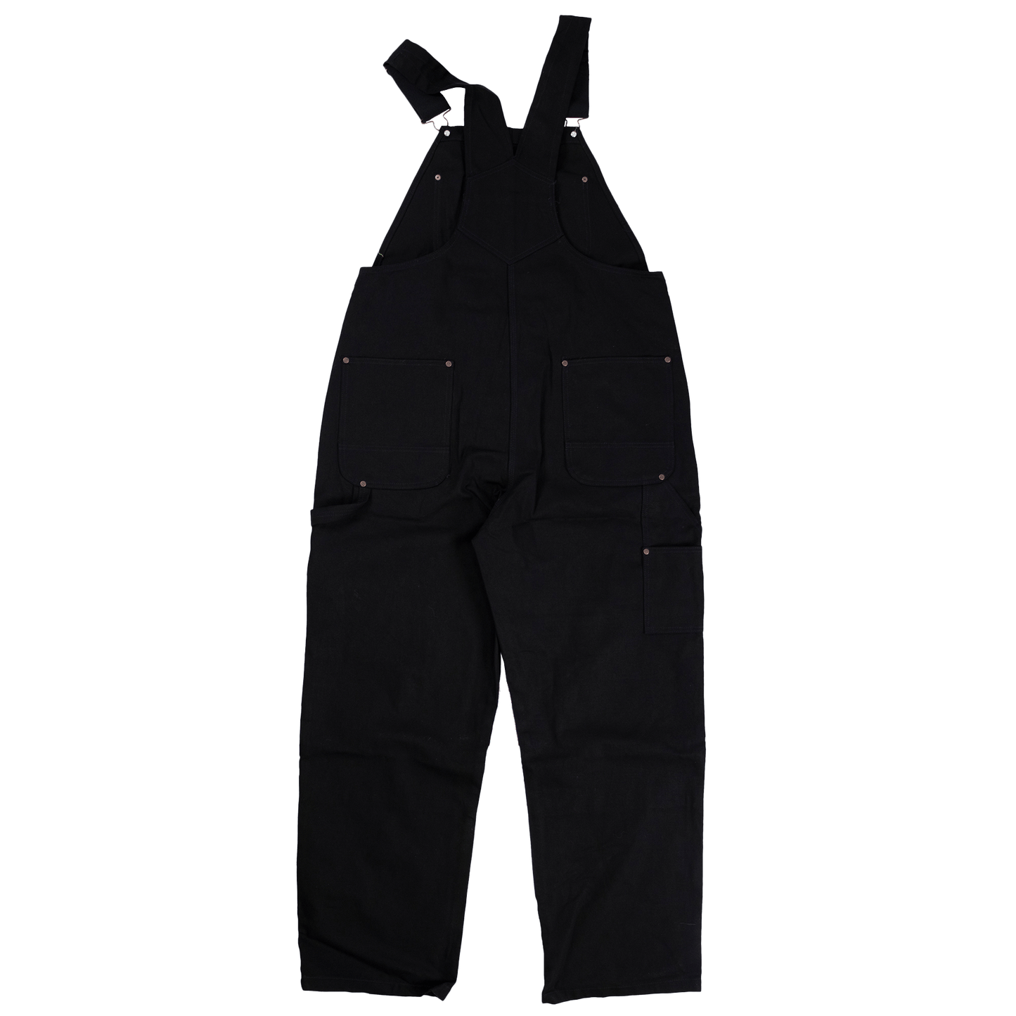 Tough Duck Unlined Bib Overalls - i198 - Black - back