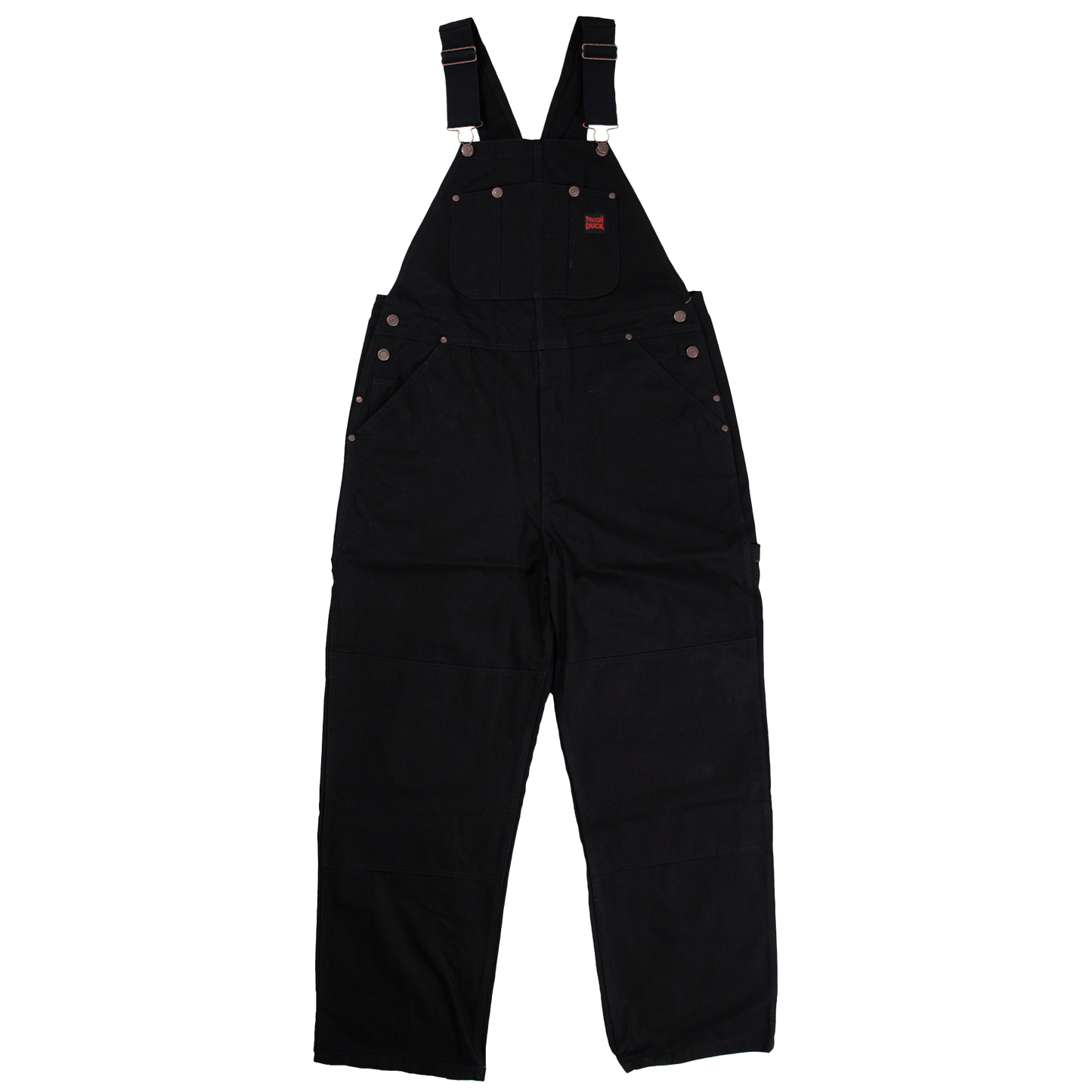 Tough Duck Unlined Bib Overalls - i198 - Black