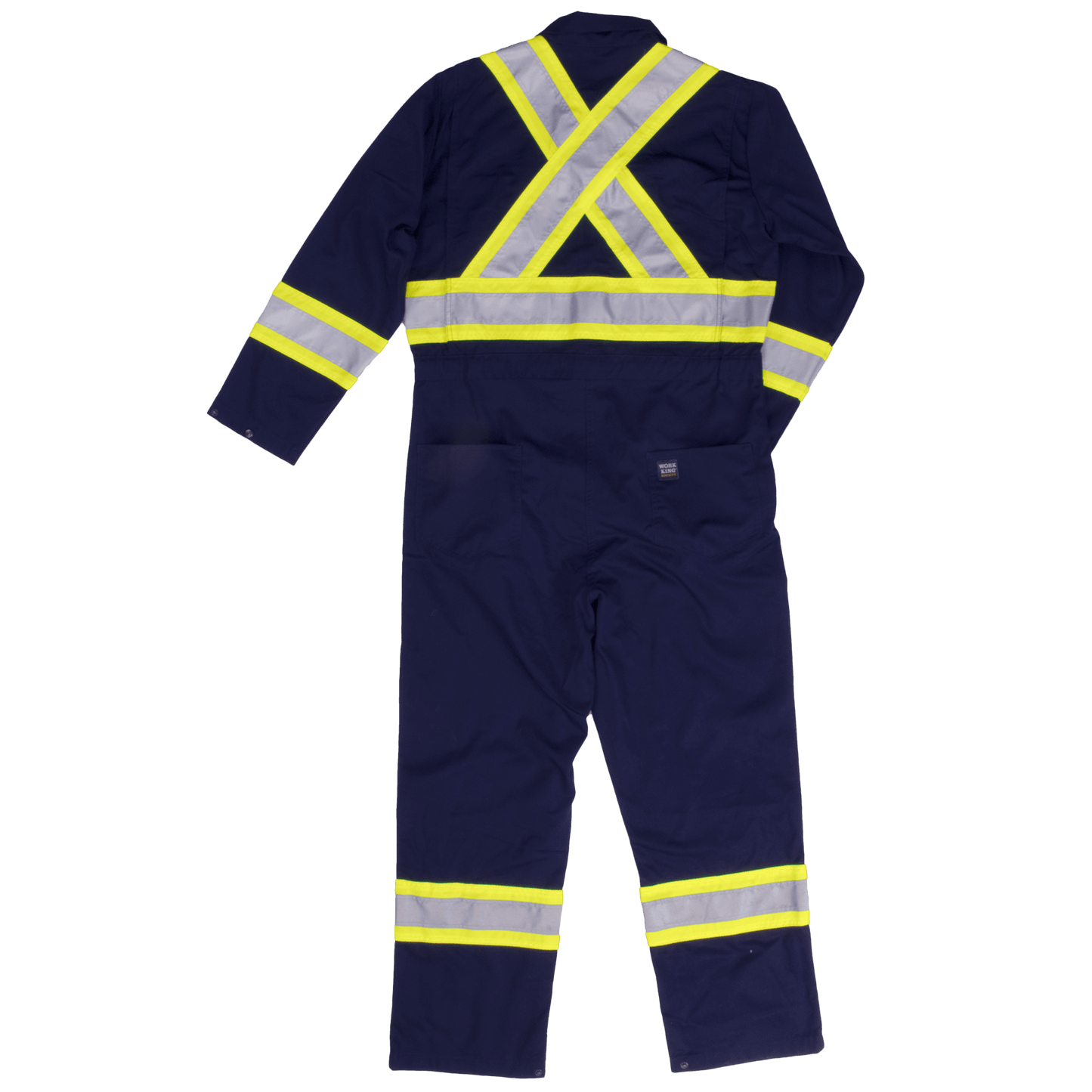 Tough Duck Unlined Safety Coverall - S792 - Navy - back