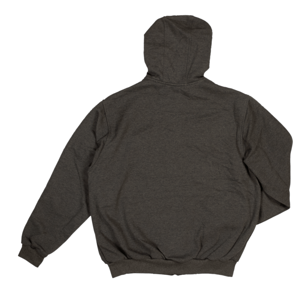 Tough Duck Zip Hoodie - WJ21 - Charcoal - back