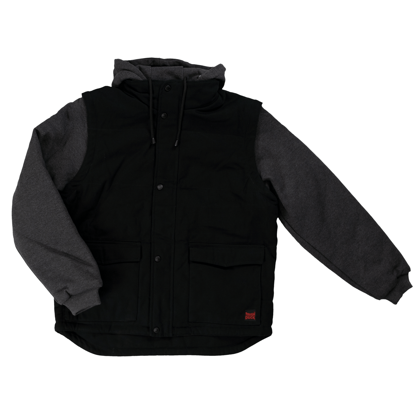 Tough Duck Zip Off Jacket - i8A2 - Black