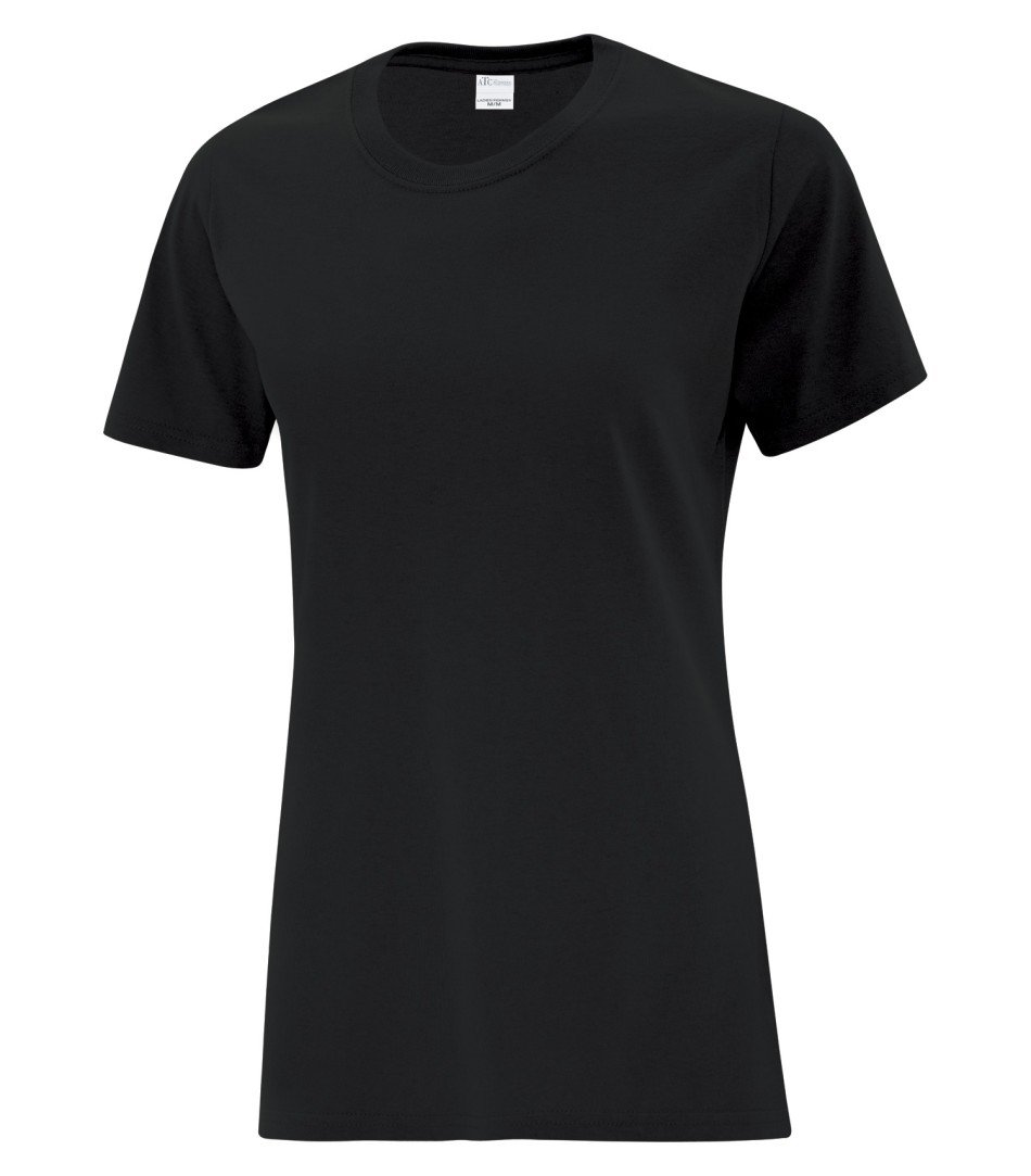 Basic T-Shirt: Women's Cut - ATC1000L - Black