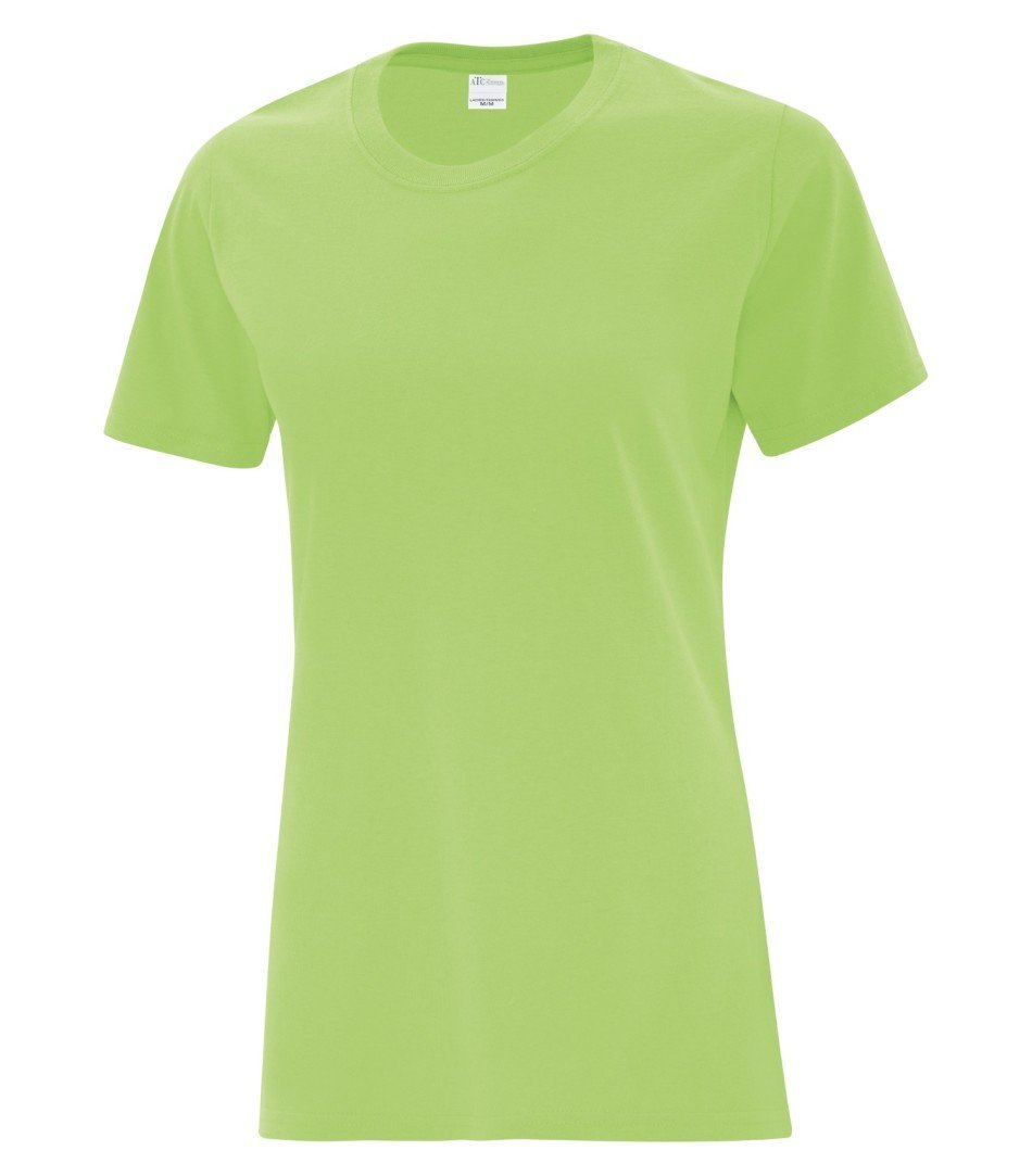 Basic T-Shirt: Women's Cut - ATC1000L - Lime