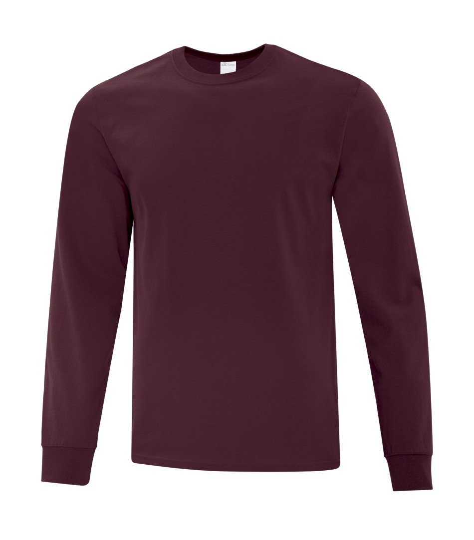 Basic Long Sleeve Shirt - ATC1015 - Maroon