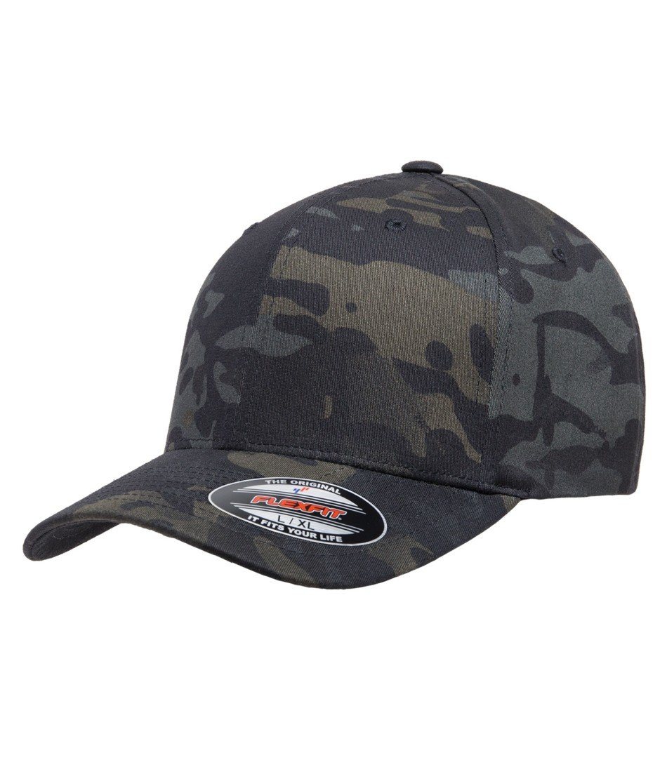 Premium Caps: Standard Fitted - ATC6277 - Multicam Black