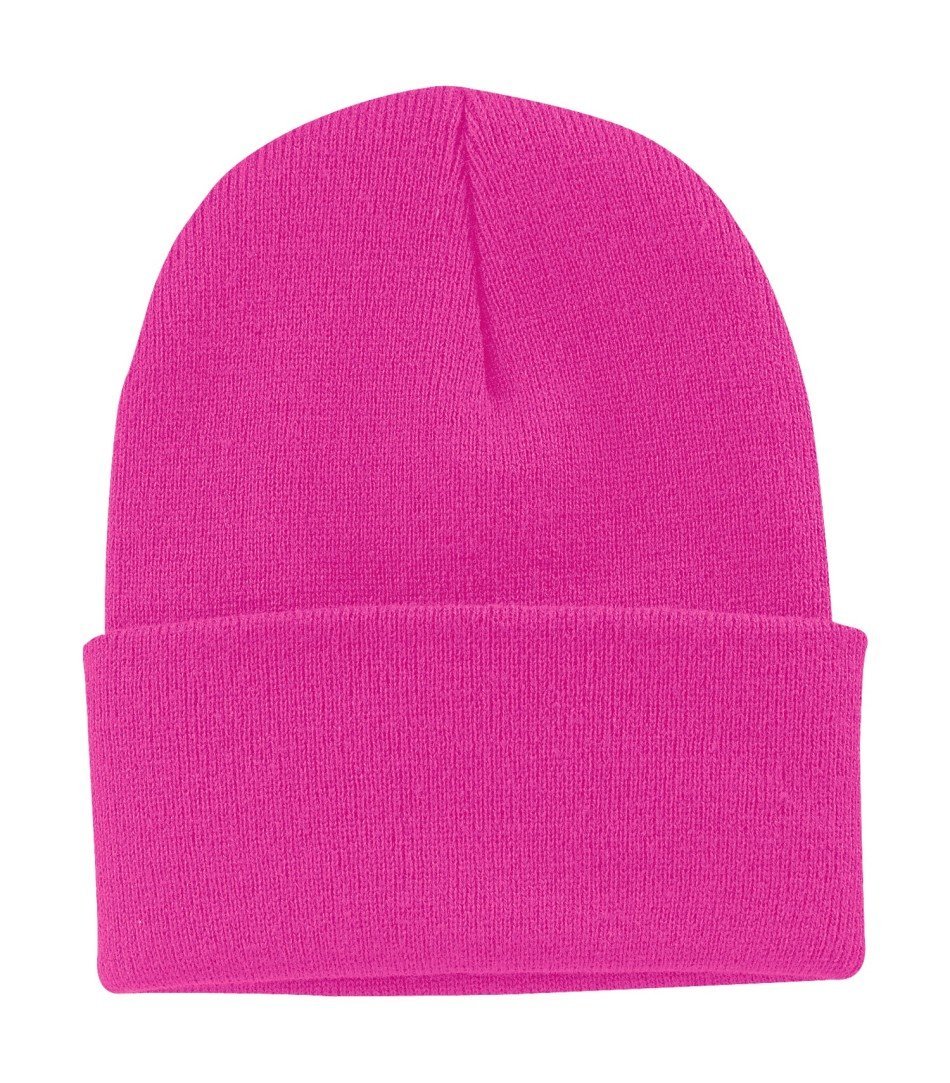 Knit Toque - C100 - Neon Pink