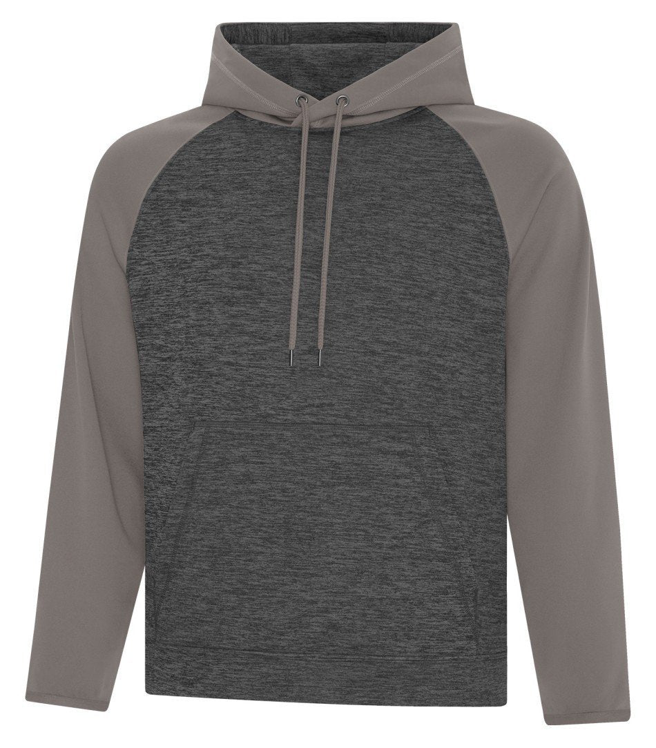 Performance Fleece Sweater: Premium Colour Variations Heather Two Tone Pattern - F2047 - Coal GreyPerformance Fleece Sweater: Premium Colour Variations Heather Two Tone Pattern - F2047 - White