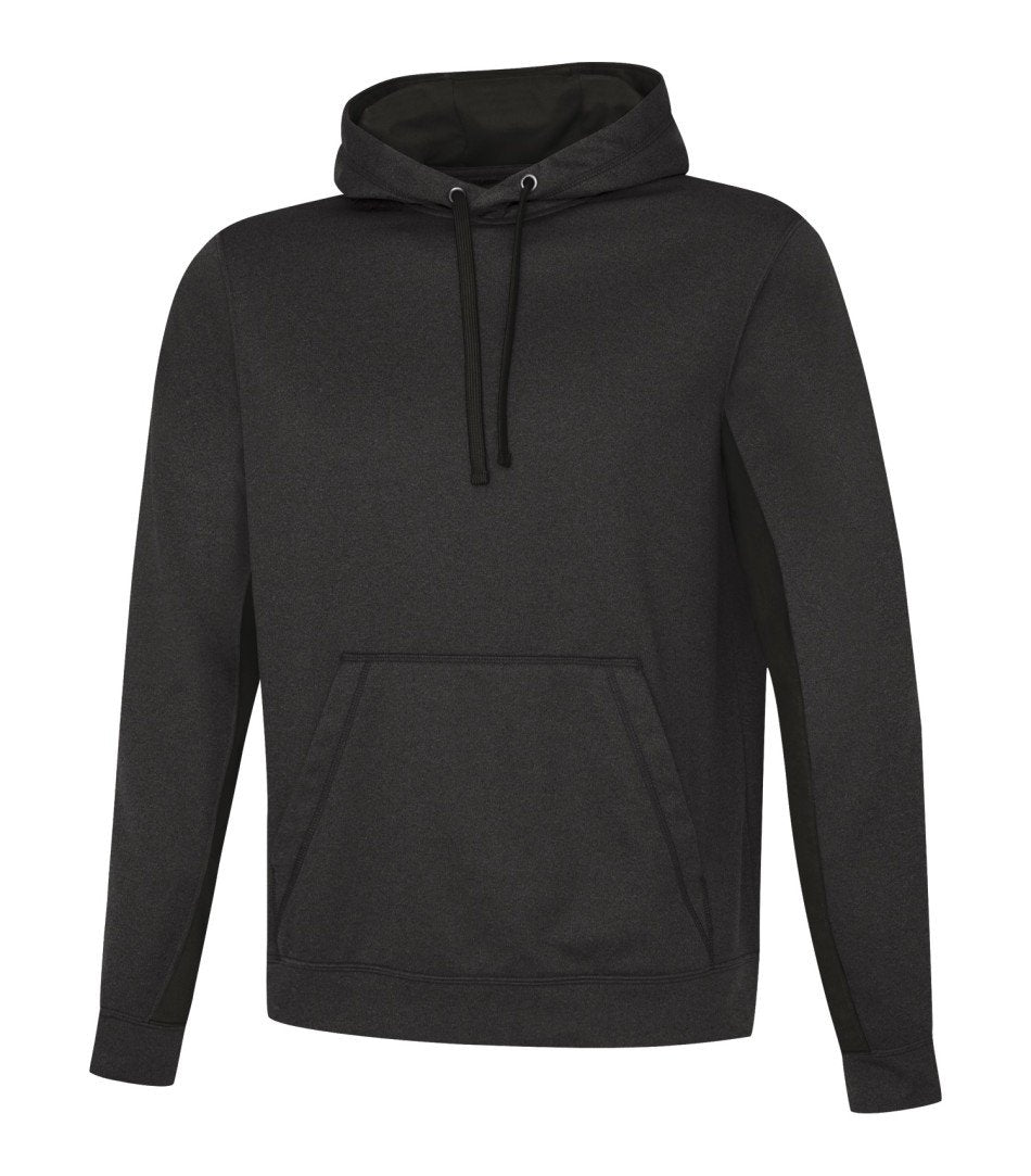 Performance Fleece Sweater: Premium Colour Variations Two Tone - F2011 - Charcoal/Black