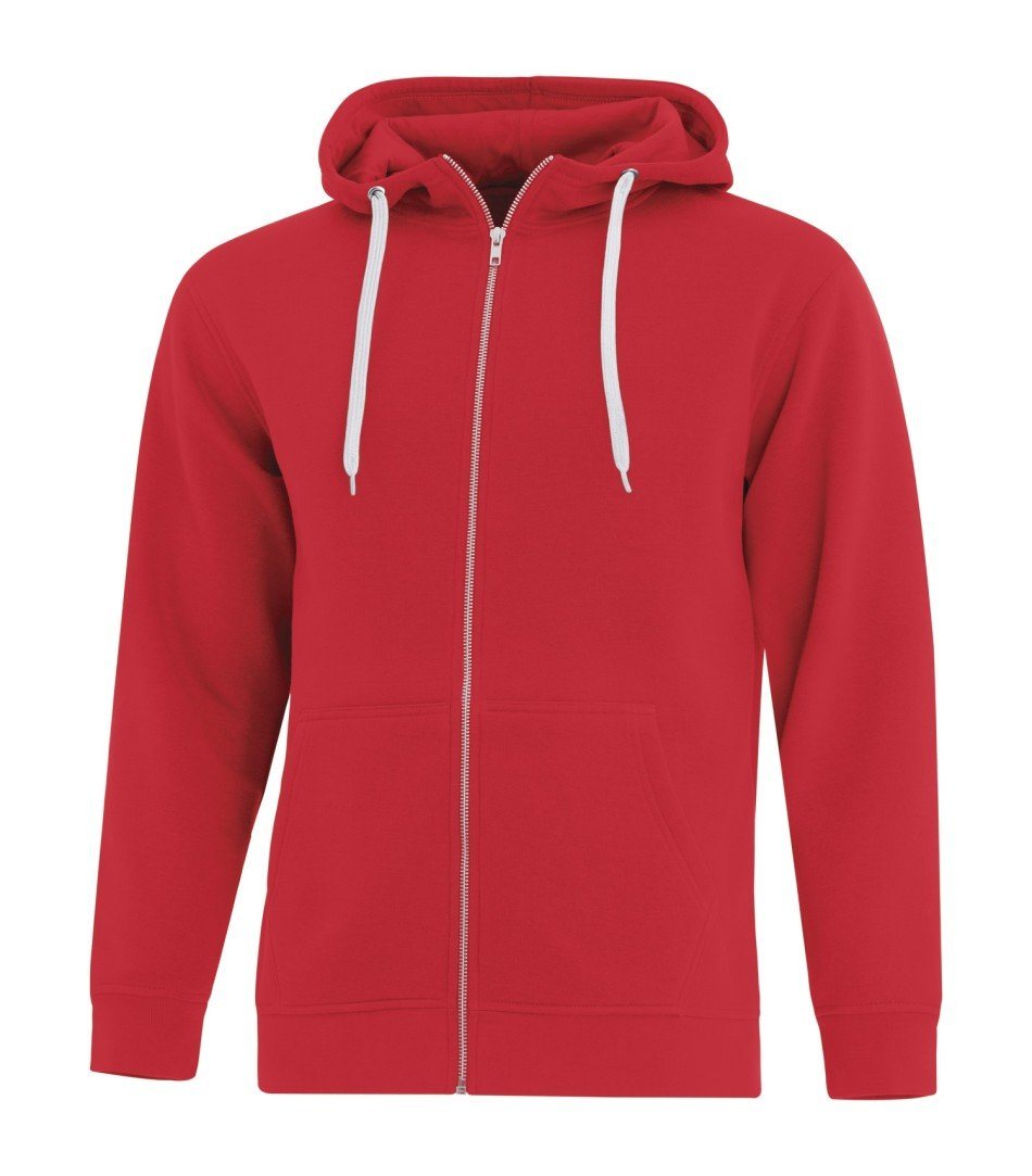 Premium Fleece Sweater: Full Zip - F2018 - True Red