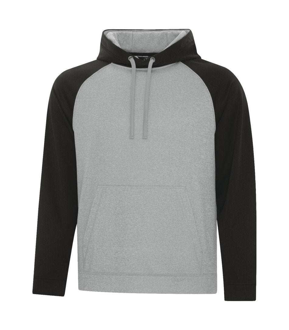 Performance Fleece Sweater: Premium Colour Variations Two Tone - F2037 - Athletic Grey