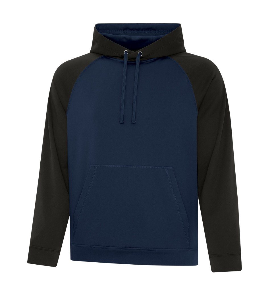 Performance Fleece Sweater: Premium Colour Variations Two Tone - F2037 - True Navy