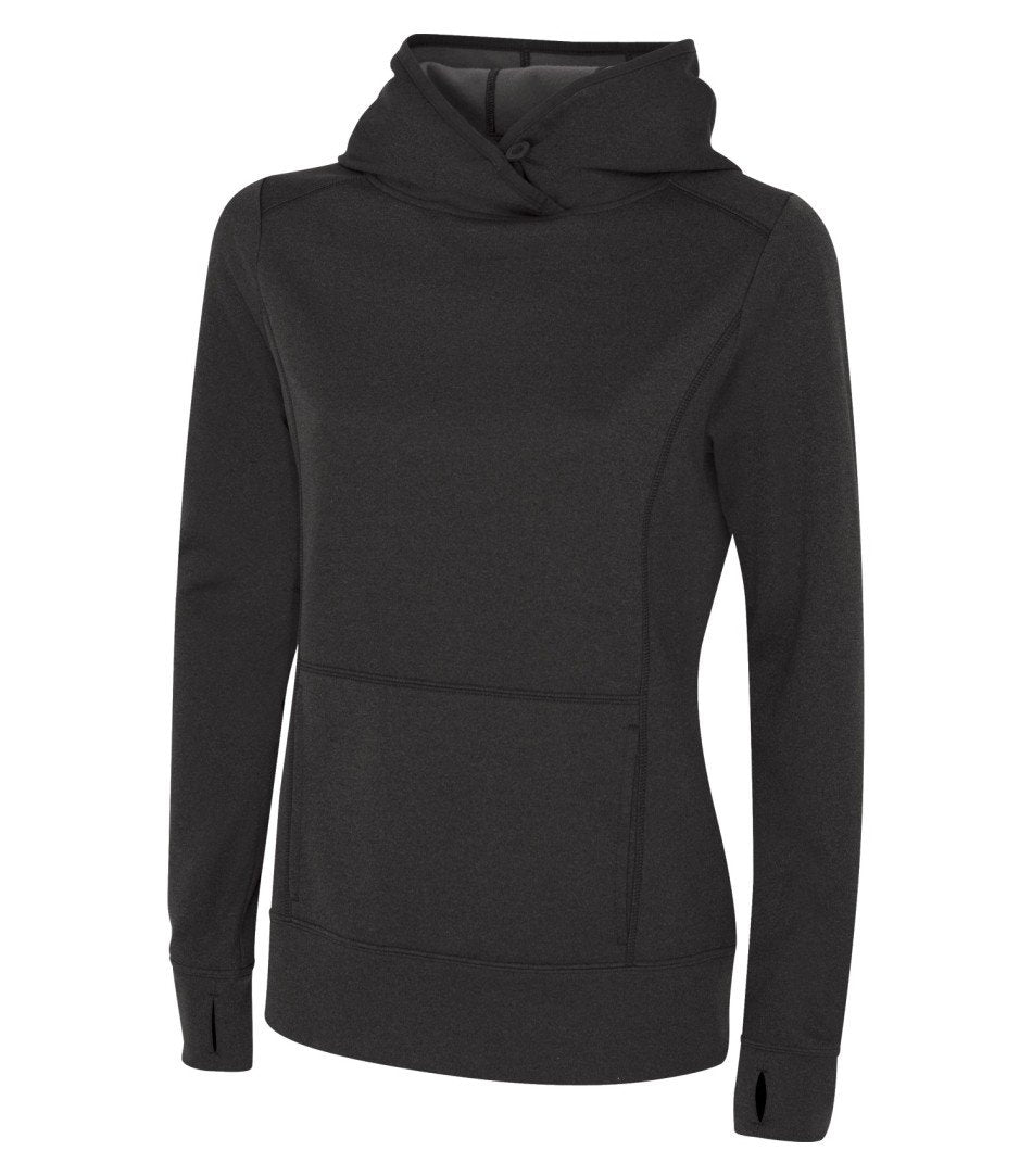Performance Fleece Sweater: Women's Cut Basic Solid Colours - L2005 - Charcoal Grey