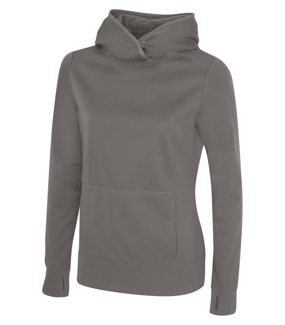 Performance Fleece Sweater: Women's Cut Basic Solid Colours - L2005 - Coal Grey