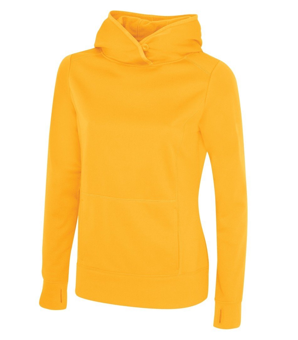Performance Fleece Sweater: Women's Cut Basic Solid Colours - L2005 - Gold