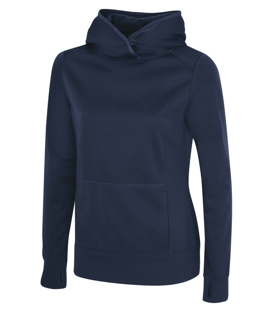 Performance Fleece Sweater: Women's Cut Basic Solid Colours - L2005 - True Navy