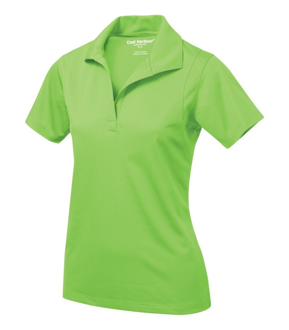 Basic Polo Shirt: Women's Cut Snag Resistant - L445 - Green Oasis