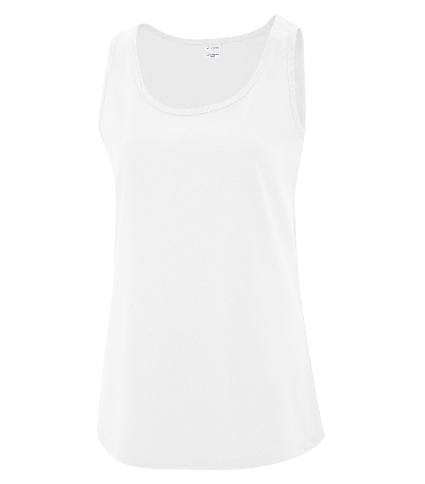 Basic Sleeveless Shirt: Women's Cut - ATC1004L - White