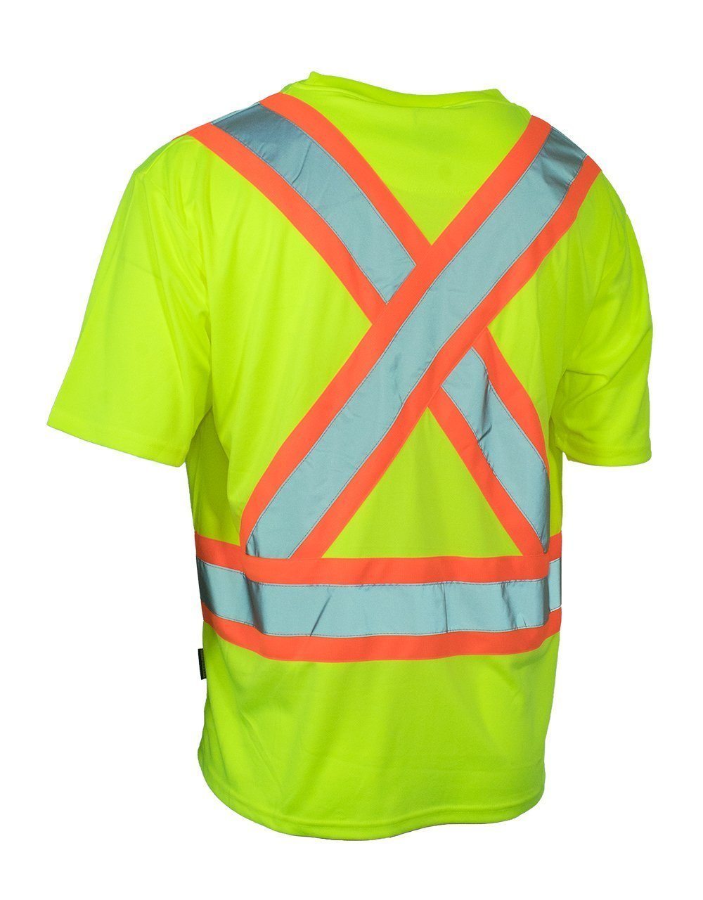 Forcefield - Safety T-Shirt - 022-CBECSALY - Lime - back
