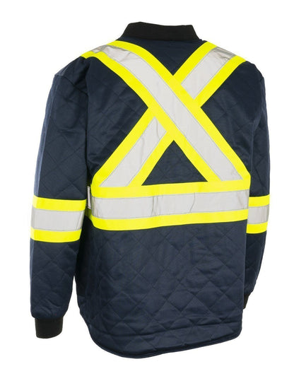 Forcefield - Insulated Safety Freezer Jacket - 024-FJQNV - Navy - back