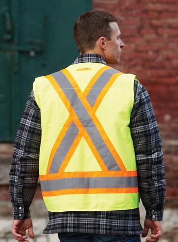 Forcefield - Safety T-Shirt - 022-CBECSALY - Lime - model