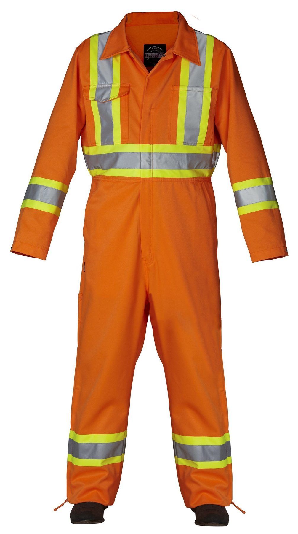 Forcefield - Safety Unlined Bib Coverall - 024-OR145 - Orange