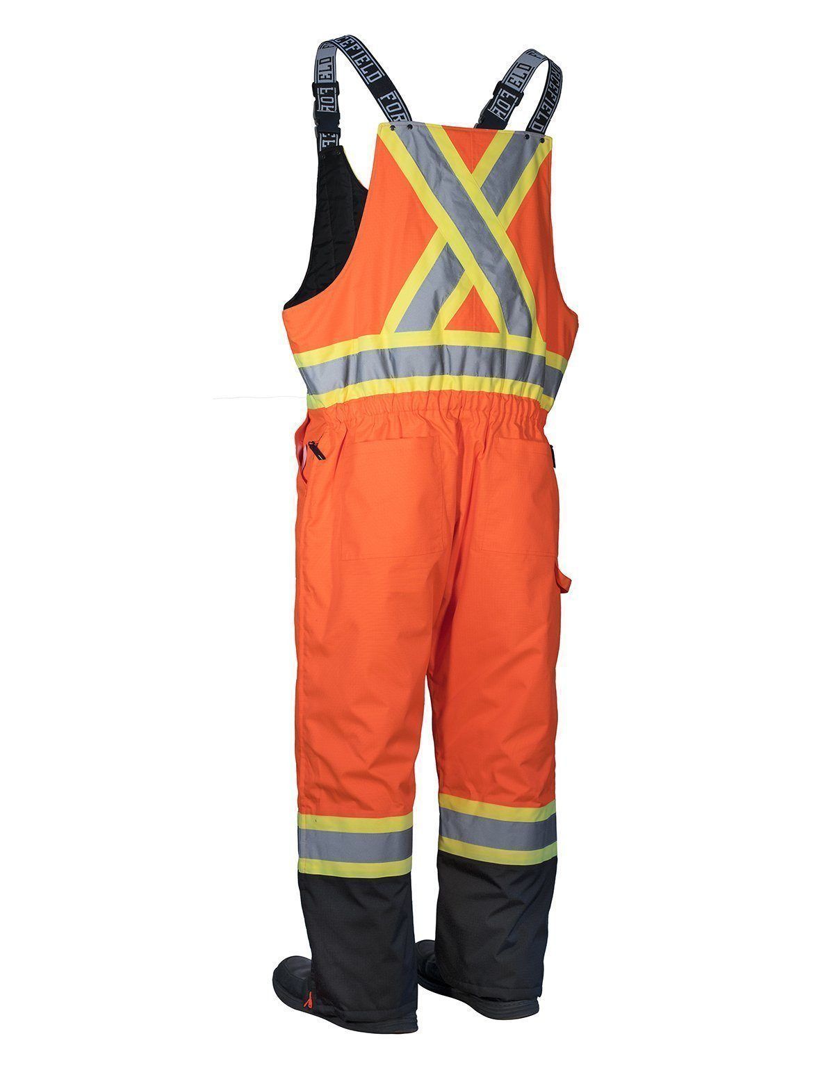 Forcefield - Deluxe Safety Bib Overall - 024-EN835ROR - Orange - back