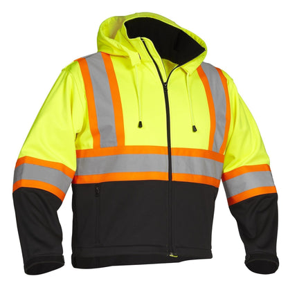 Forcefield - Safety Softshell Jacket - 023-EN148LY - Lime