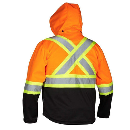 Forcefield - Safety Softshell Jacket - 023-EN148OR - Orange - back