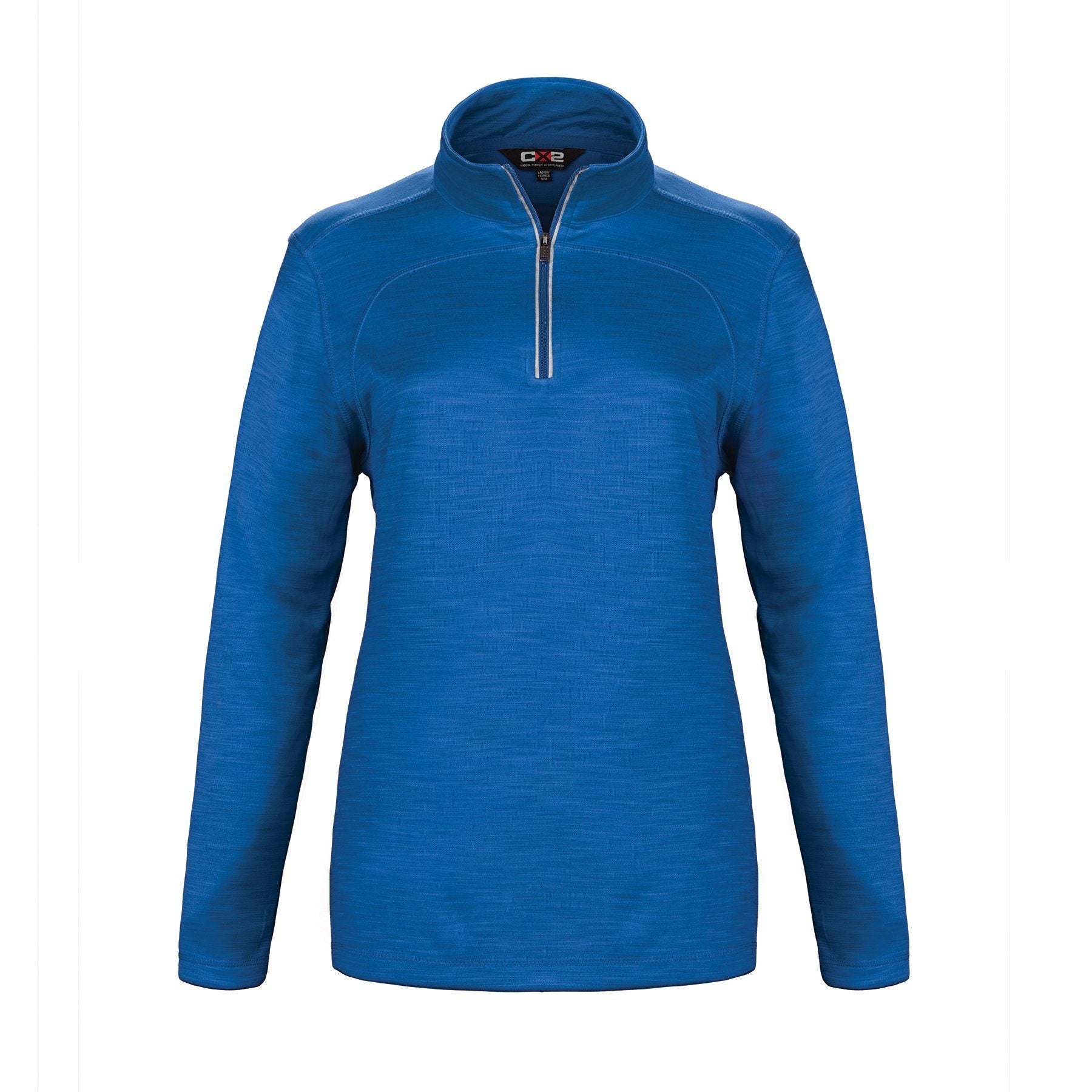 Canada Sportswear  - Lightweight Zip Sweater: Women's Cut Quarter Zip - L00876 - Cobalt Blue