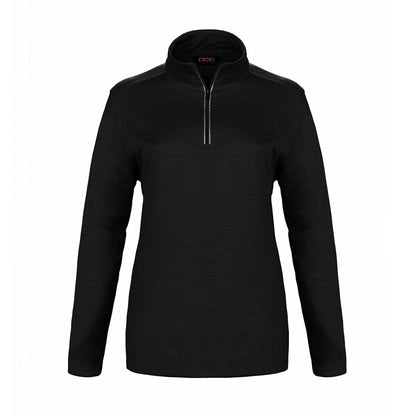 Canada Sportswear  - Lightweight Zip Sweater: Women's Cut Quarter Zip - L00876 - Black
