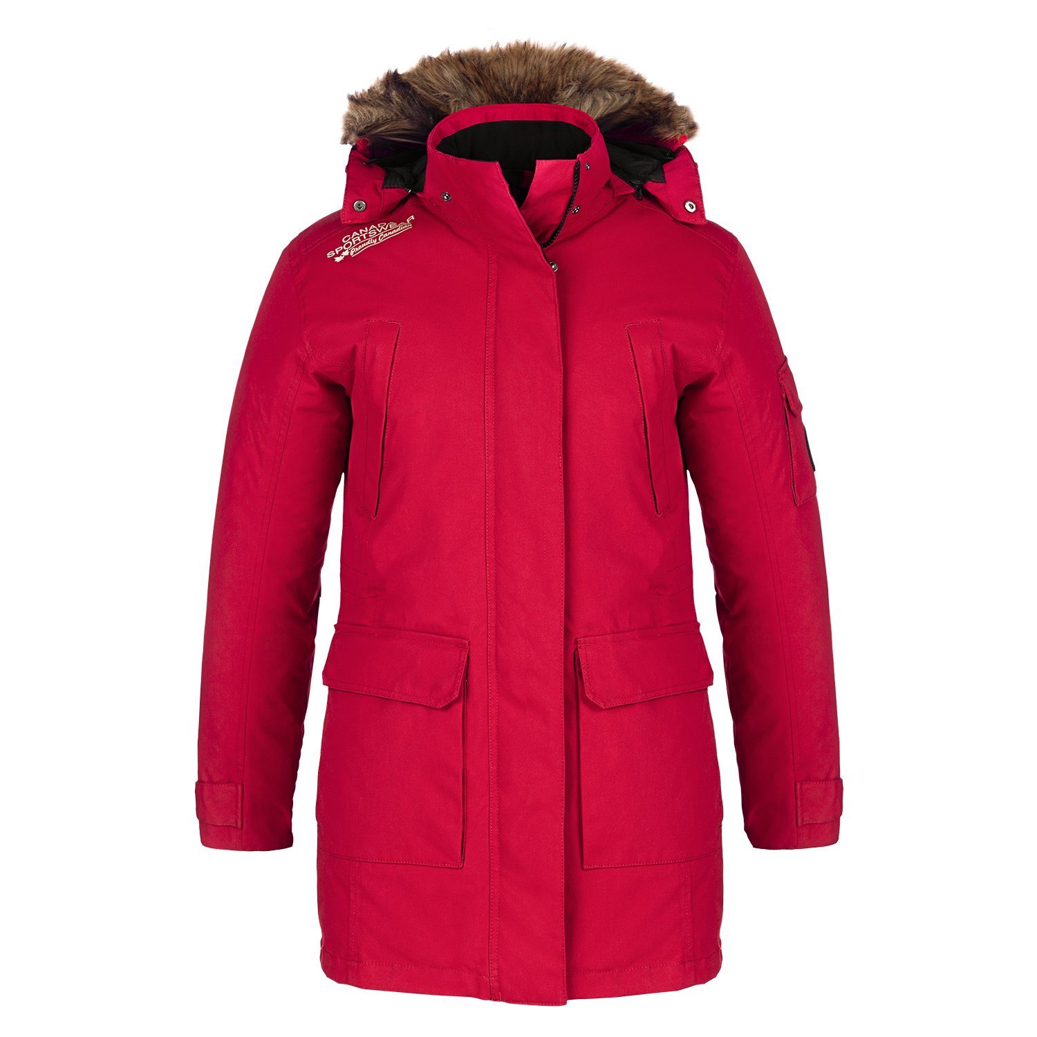 Canada Sportswear  - Ultimate Cold Weather Parka: Women's Cut - L06101 - Red