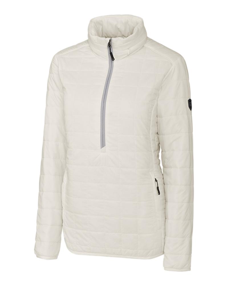 Cutter and Buck Rainier Half Zip Popover (Women's Cut) - LCO00022 - Coconut