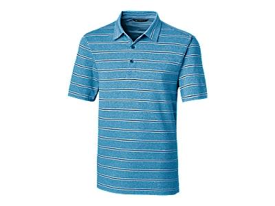 Cutter and Buck Forge Heather Stripe Polo - MCK00112 - Chambers
